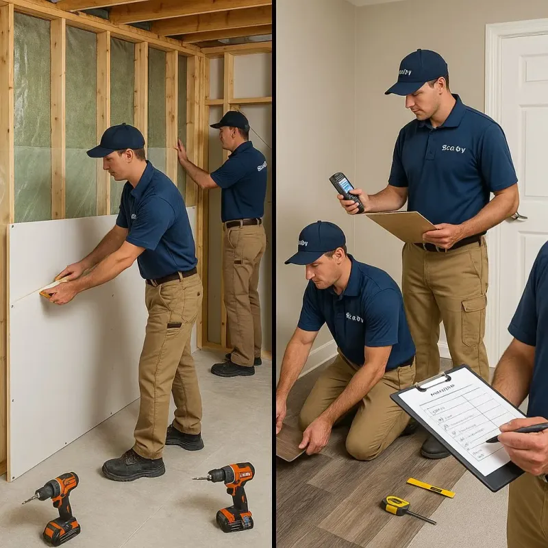 Repairs and Reconstruction process in Trinity, TX